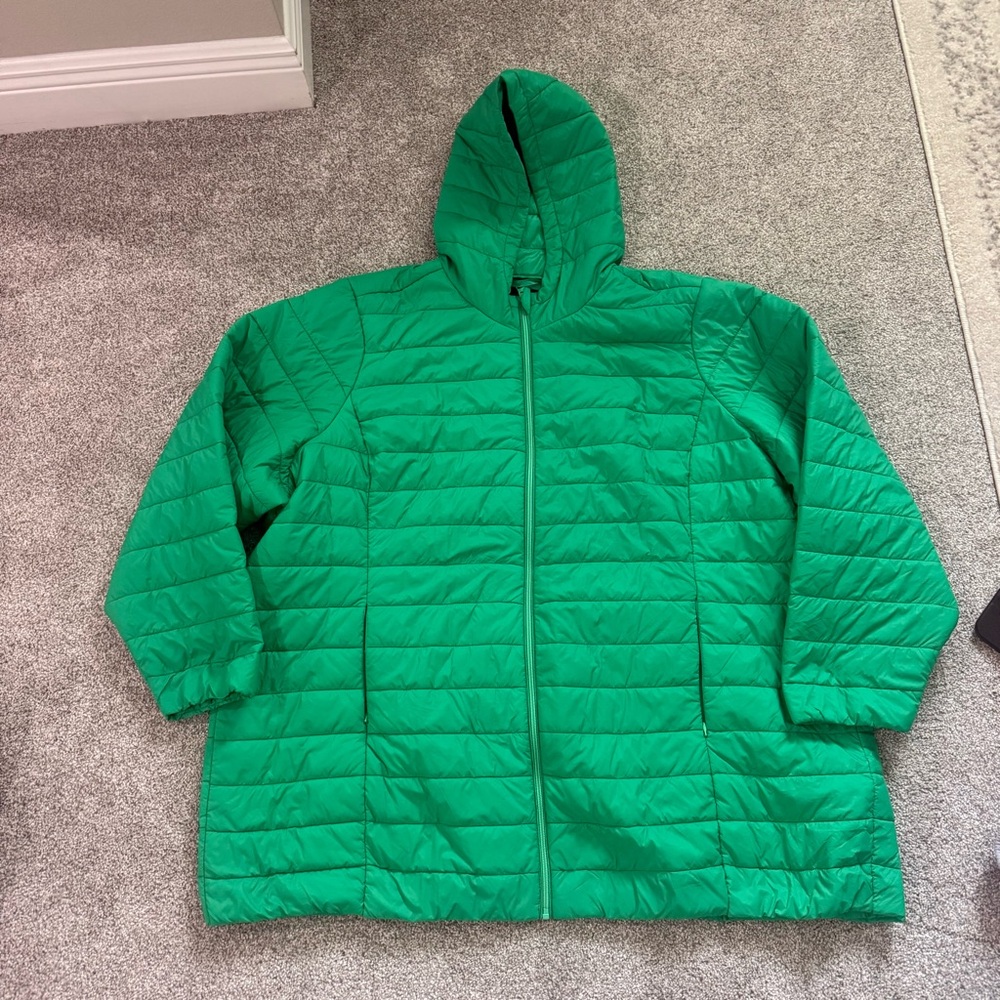 Torrid Green Windbreaker Size 5